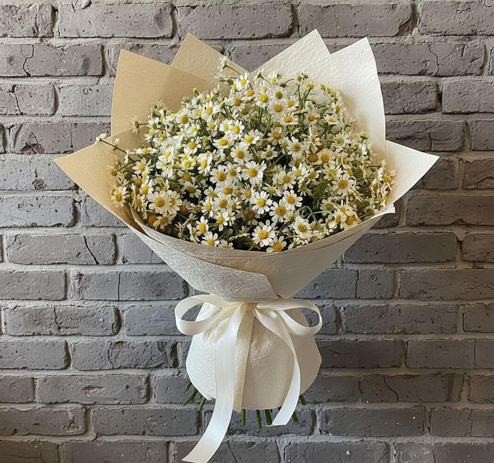 Букет цветов из: Ромашки в Новокасторное