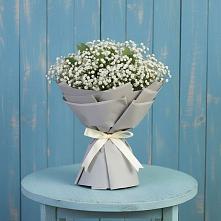 Букет цветов из:  Гипсофила в Новокасторное
