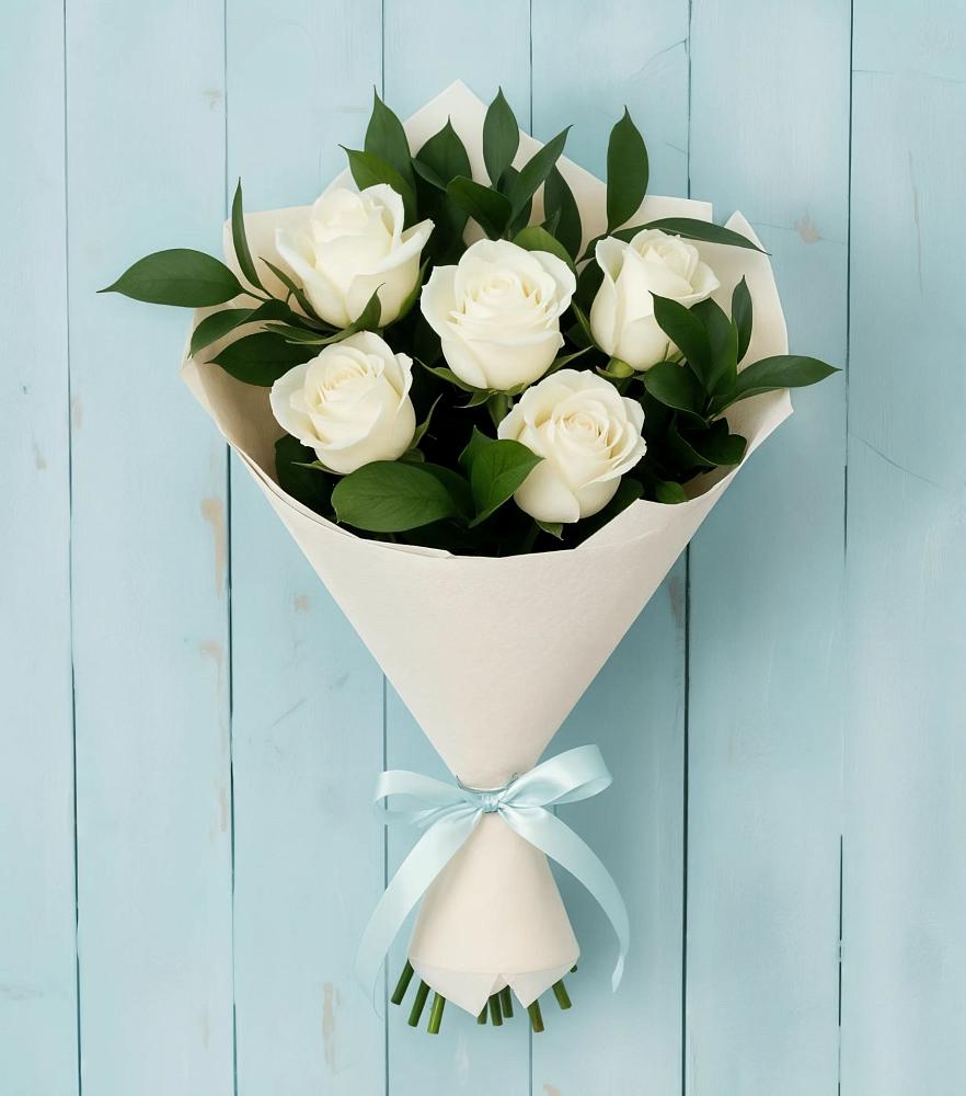 Букет цветов из: Розы в Новокасторное