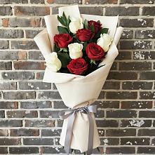 Букет цветов из:  Розы в Новокасторное