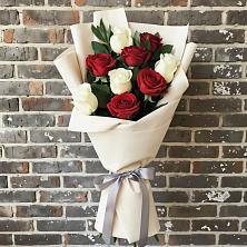 Букет цветов из:  Розы в Новокасторное