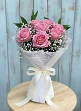 Букет цветов из:  Розы #REPLACE_PRED# Новокасторное