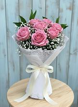 Букет цветов из:  Розы в Новокасторное