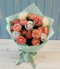 Букет цветов из:  Розы в Новокасторное
