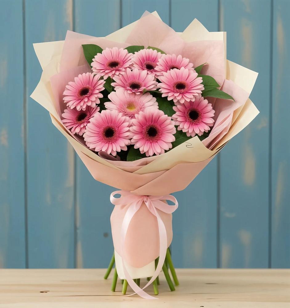 Букет цветов из: Герберы в Новокасторное