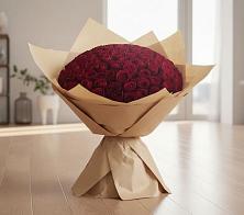 Букет 101 Красная роза в Новокасторное