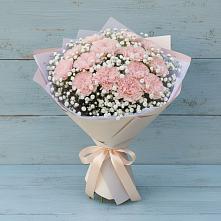 Букет цветов из:  Гвоздики в Новокасторное