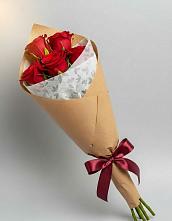 Букет цветов из:  Розы в Новокасторное