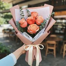 Букет цветов из:  Розы в Новокасторное