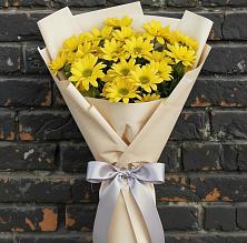 Букет цветов из:  Хризантемы в Новокасторное