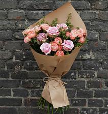 Букет цветов из:  Розы в Новокасторное