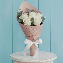Букет цветов из:  Розы в Новокасторное