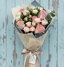 Букет цветов из:  Розы в Новокасторное