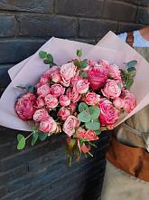 Букет цветов из:  Розы в Новокасторное