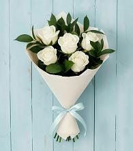 Букет цветов из:  Розы в Новокасторное