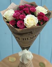 Букет цветов из:  Розы в Новокасторное