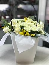 Цветочная композиция из Розы  в Новокасторное