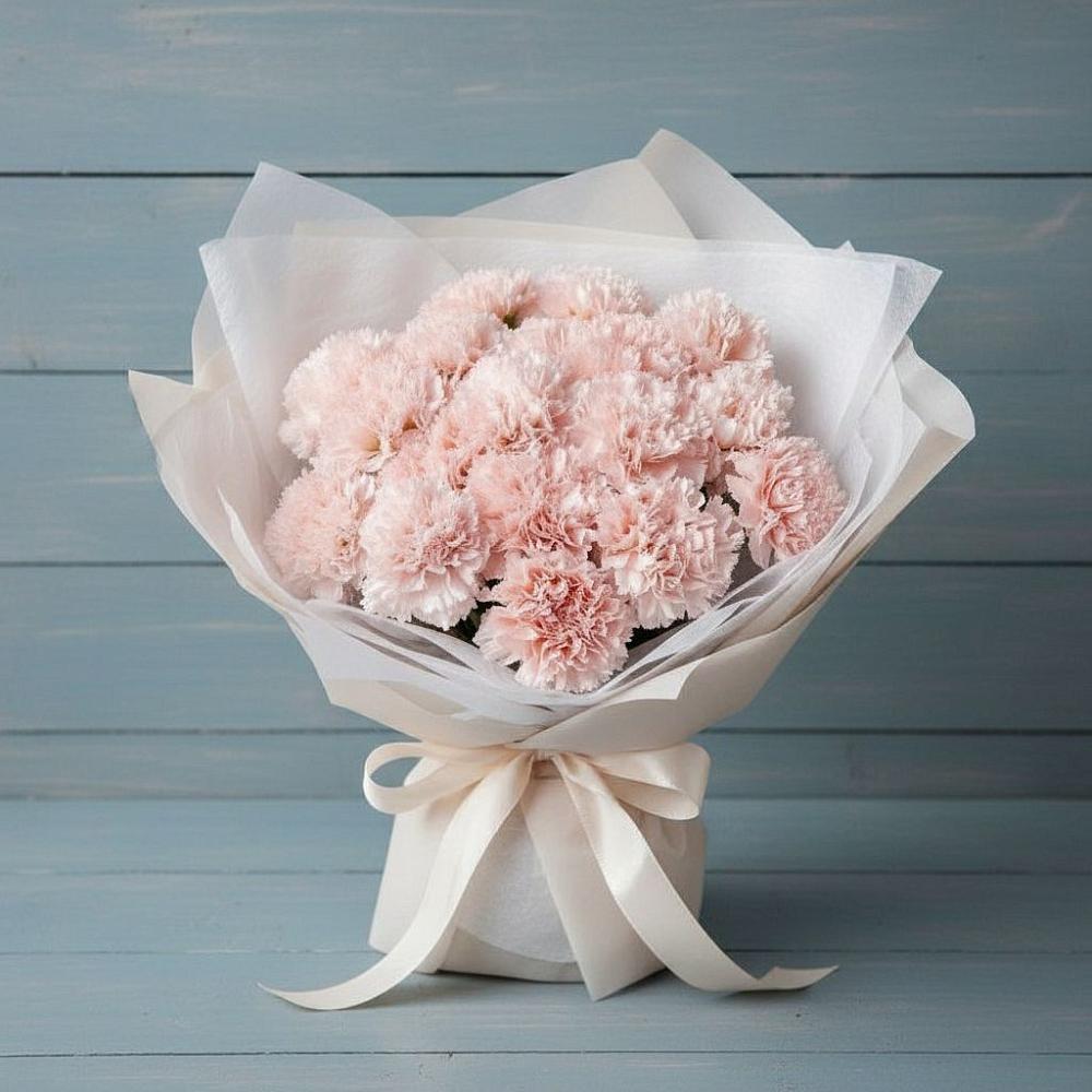 Букет цветов из: Гвоздики в Новокасторное