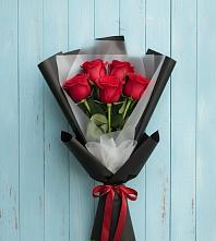 Букет цветов из:  Розы #REPLACE_PRED# Новокасторное
