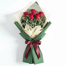 Букет цветов из:  Розы в Новокасторное