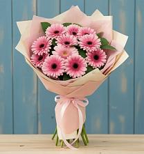 Букет цветов из:  Герберы в Новокасторное
