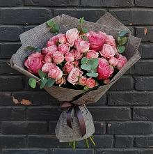 Букет цветов из:  Розы в Новокасторное